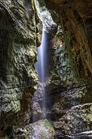Waterfall in the Breitachklamm gorge near Oberstdorf in Bavaria