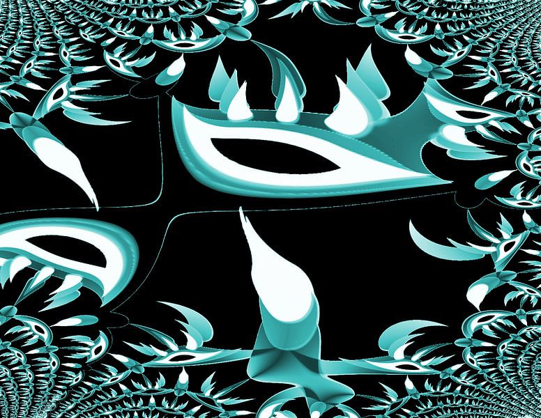 Tribal Cactus Multiplie von Nicky`s Prints