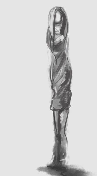 Tall woman by Emiel de Lange