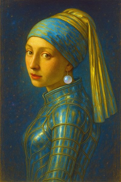 La perle du futur - Vermeer 3000 par Moonheart Artworks