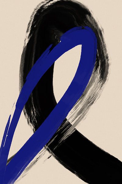 Black And Blue No 3 von Treechild