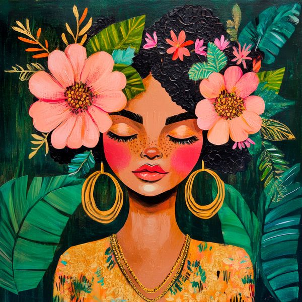 Blütenzauber und innere Ruhe von Poster Art Shop