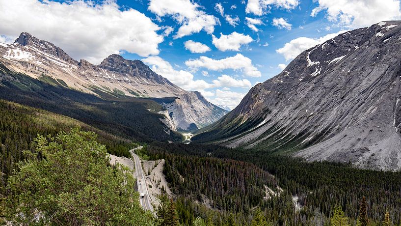 Canada, Rocky Mountains : promenade des champs de glace par Kees Dorsman