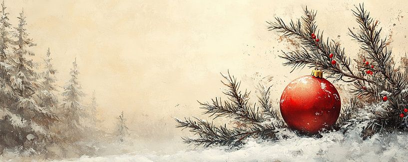 Boule de Noël par Caprices d'Art