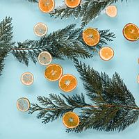 Valencia vibes - Orangen // Babyblau