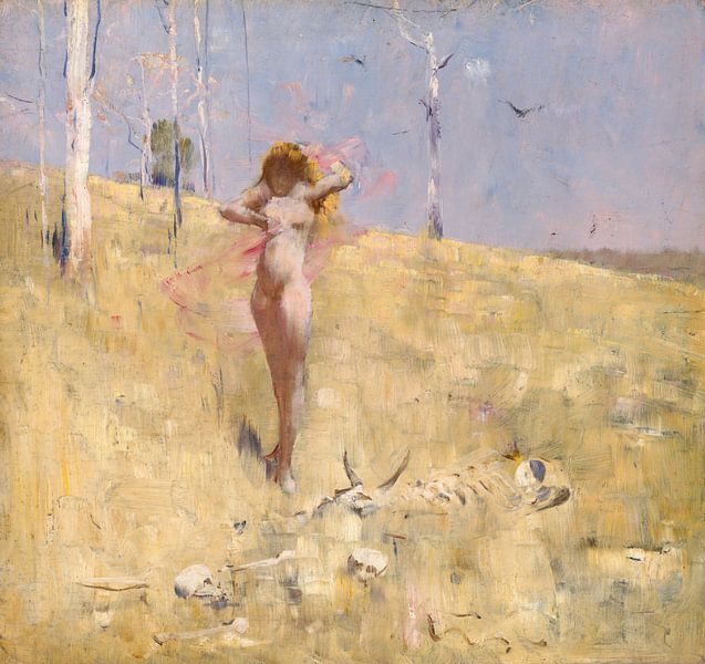 Der Geist der Dürre, Arthur Streeton von Meisterhafte Meister