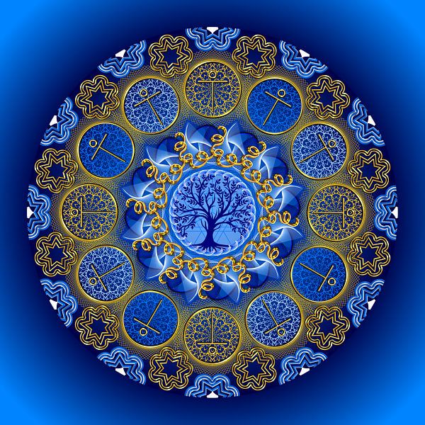 Kristallmandala-Gottesliebe umhüllt dich-MELEK METATRON von SHANA-Lichtpionier