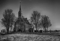 North Holland Krommenie Reformed Church on the Krommenie dike