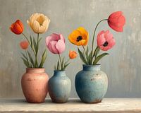 Toile à pétales audacieux