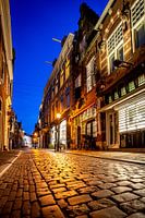 Warmoestraat in der Innenstadt von Haarlem - Farbe