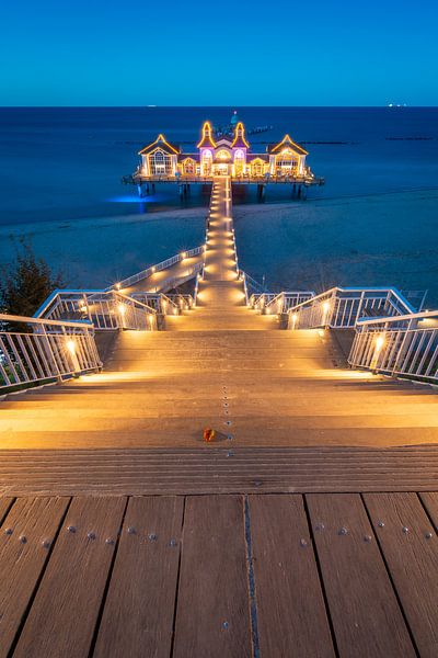 Blue hour in Sellin by Martin Wasilewski