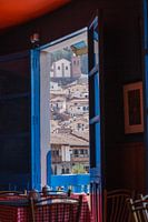 Cuzco, Pérou, vue de la ville depuis un restaurant