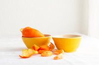 Still life with tangerines