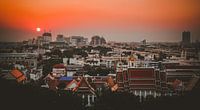 Coucher de soleil à Bangkok, Thaïlande