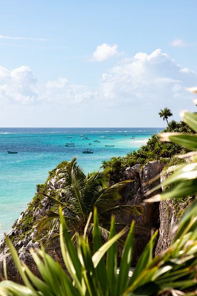 Tulum Beach - Caribbean Sea by Laura Vijverberg