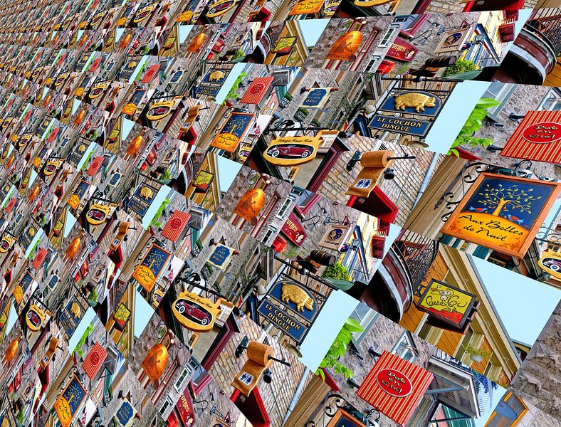 The signs of Quebec by Leopold Brix