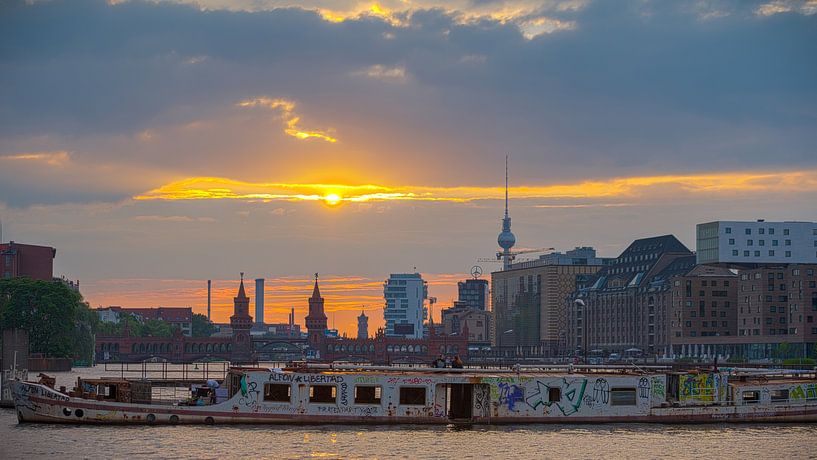 Treptower Park and Berlin Skyline by Luis Emilio Villegas Amador