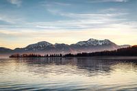 Chiemsee view of the mountains