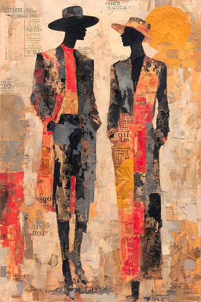 Collage Couple par Harry Hadders Design