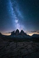 Dolomiten bei Nacht