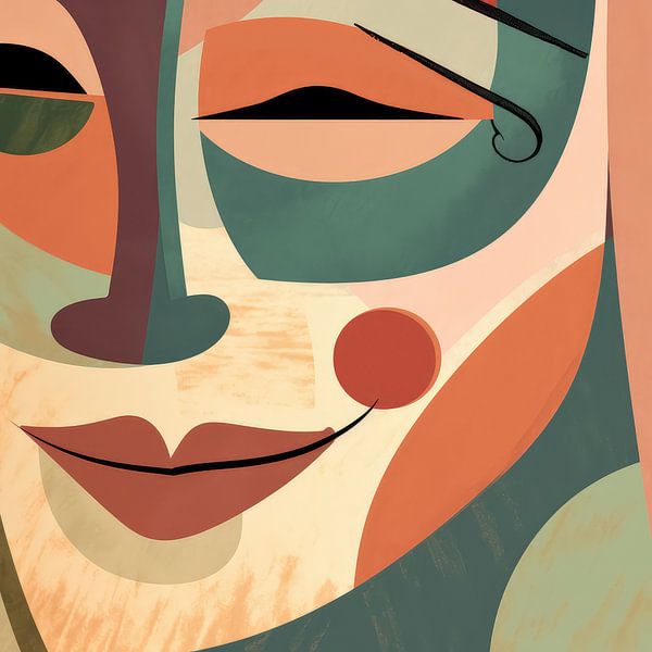 Abstracte vrolijkheid 10 van Bert Nijholt