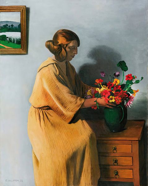 Félix Vallotton - Der Blumenstrauß (1922) von Peter Balan