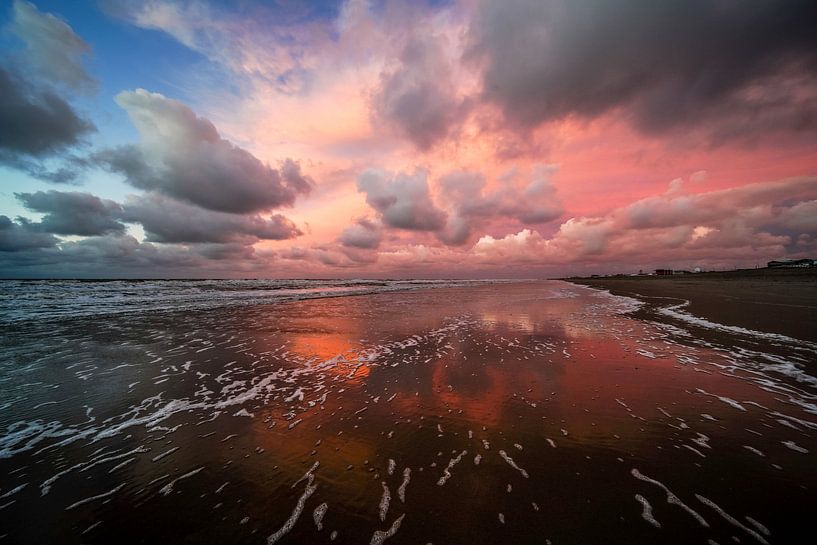 Dunes and beach on the coast of the Netherlands by Dirk van Egmond