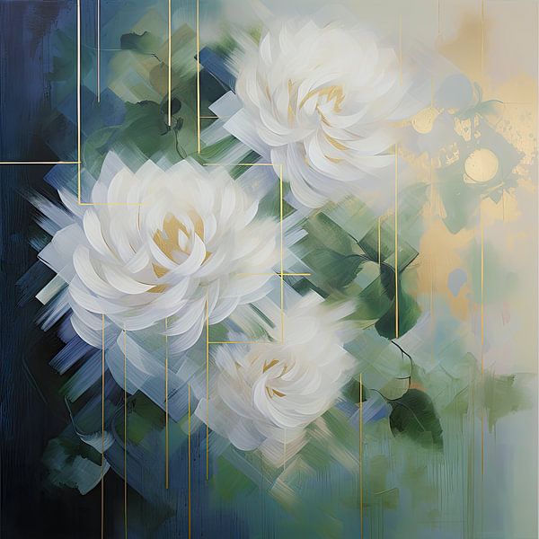 Abstract flowers by Bert Nijholt