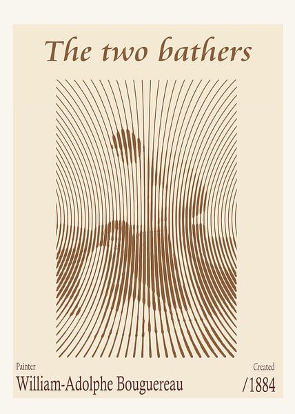 The two bathers – William-Adolphe Bouguereau by DOA Project