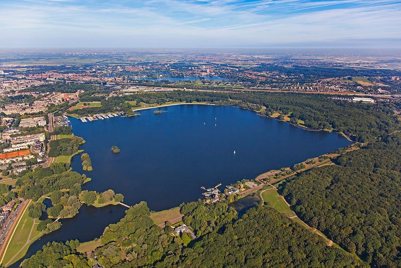 Luftbildaufnahme Kralingse Plas, Rotterdam von Anton de Zeeuw