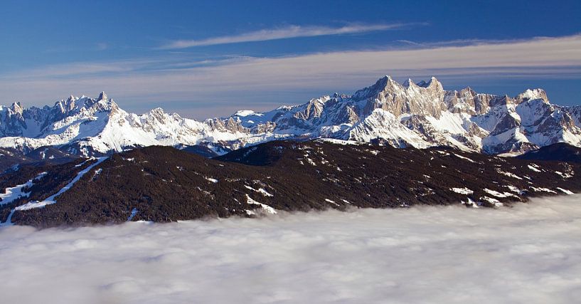 Der Gosaukamm und das Dachsteingebirge von Christa Kramer