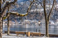 Bancs au lac de Zell am See (A)