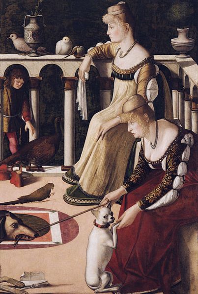 Vittore Carpaccio, Deux dames vénitiennes - 1490-95 par Atelier Liesjes
