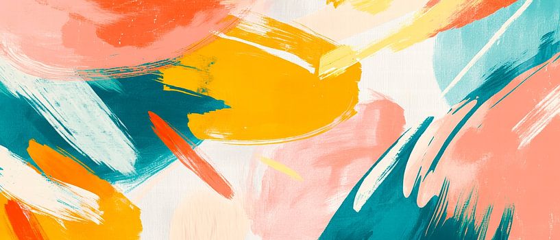 Des couleurs abstraites - Une conception artistique par Poster Art Shop