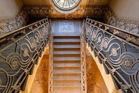 Treppe in goldenem Licht