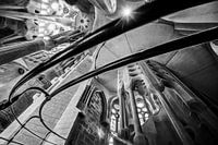 Das Innere der Sagrada Familia in Barcelona - ein Entwurf von Gaudi