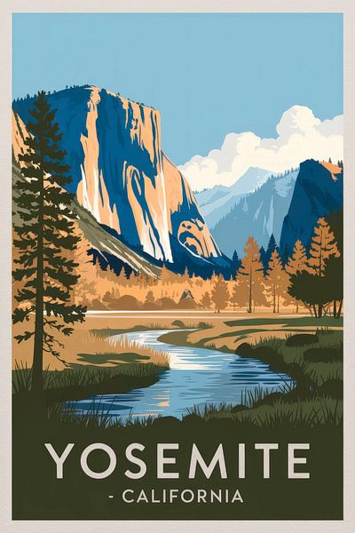 Yosemite, California von Poster Art Shop