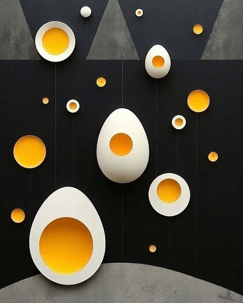 Art Eggzhibit 01 par Aimelle ML