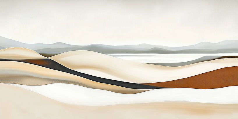 Strand abstrakt von Bert Nijholt