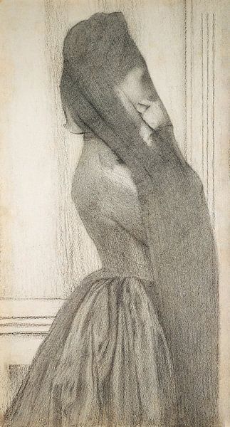 Le Voile, Fernand Khnopff par Des maîtres magistraux