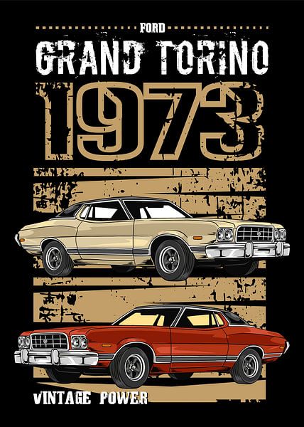 Ford Grand Torino Muscle Car von Adam Khabibi