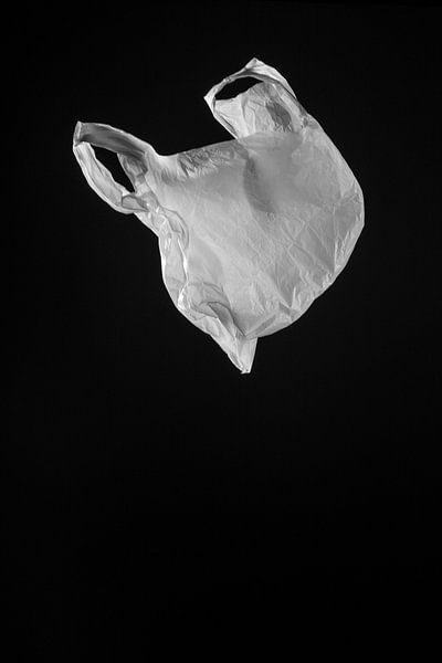 White plastic bag (series 1/2) by Mariska Vereijken