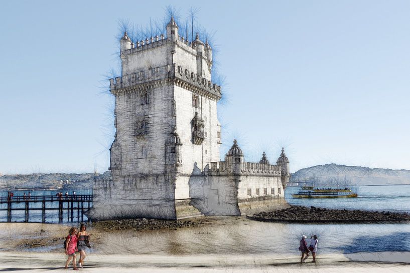 La Torre de Belém à Lisbonne par Berthold Werner
