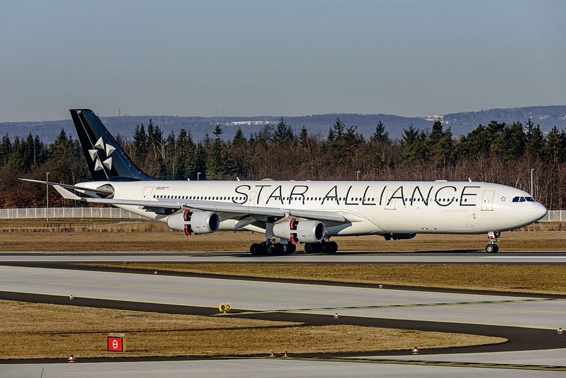 Lufthansa Airbus A340-300 in Star Alliance livery. by Jaap van den Berg