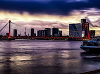 Willemsbrug Rotterdam Zons Ondergang