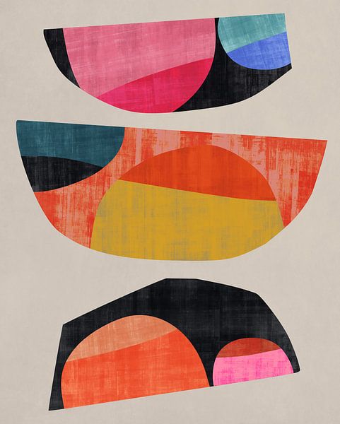 Colored Parts by Angel Estevez