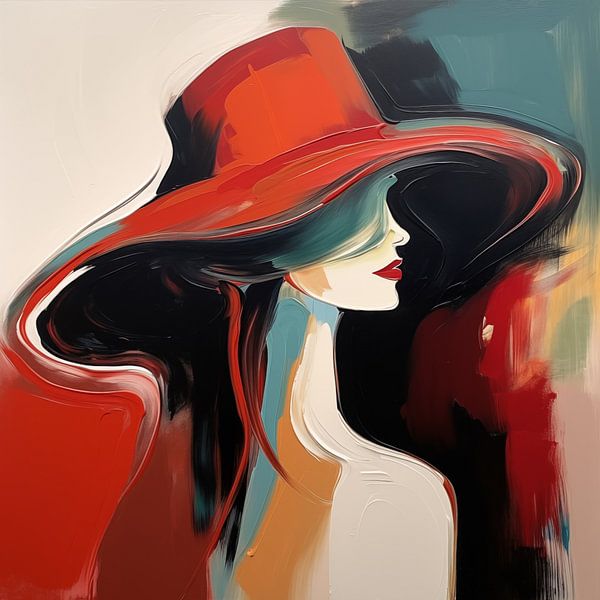 Frau mit Hut von Imagine