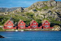 Rottöne und Blautöne