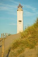 Le phare blanc de Noordwijk