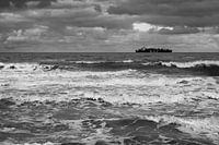 Ships float by, Knokke-Heist, Belgium